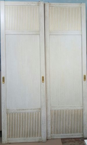 Двери для шкафа купе с фрезеровкой Искитим